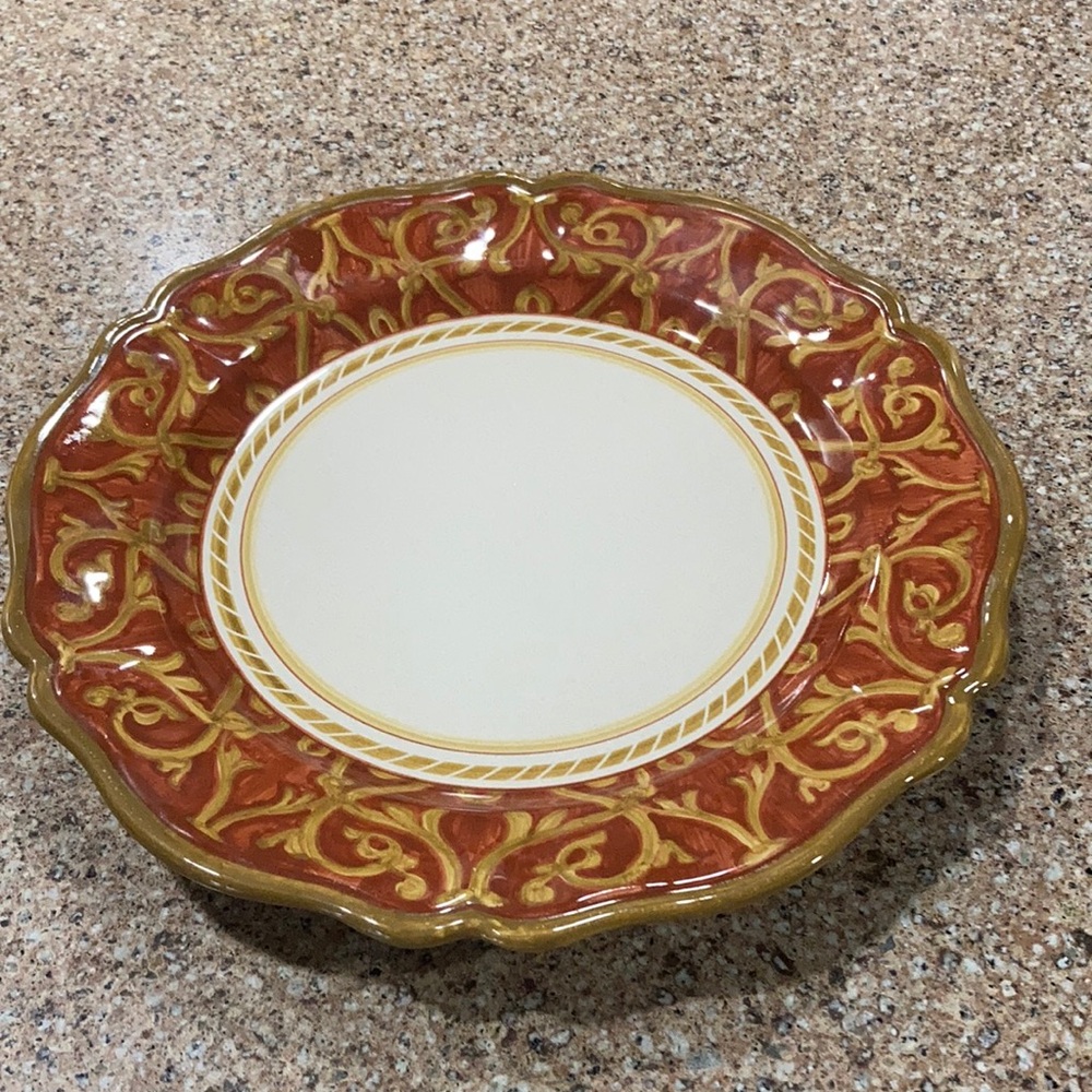 Hand painted plate